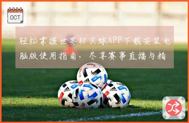 轻松掌握世界杯买球APP下载安装电脑版使用指南，尽享赛事直播与精彩功能